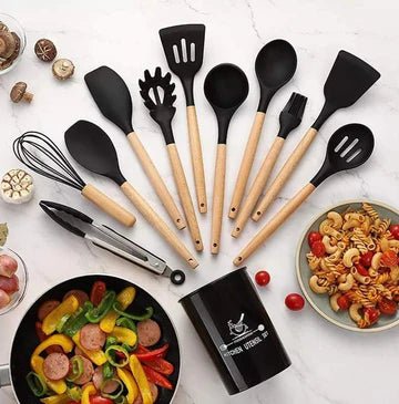 Idealancy silicon utensils sets