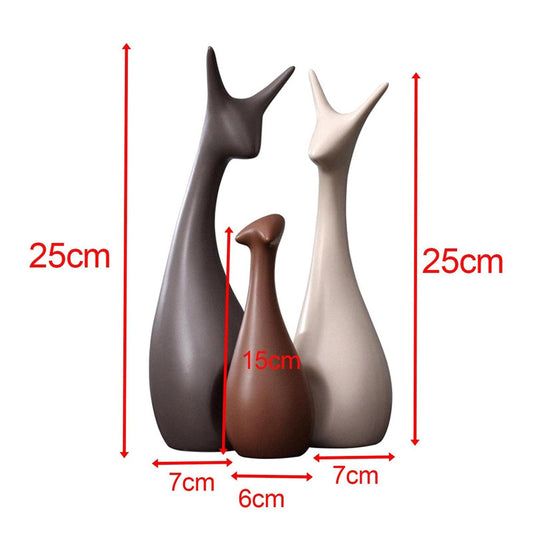 Idealancy Decor matter three Deer