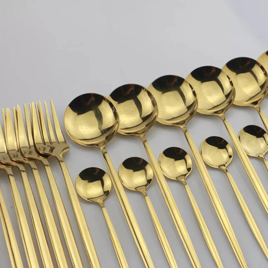 Apricot cutlery set